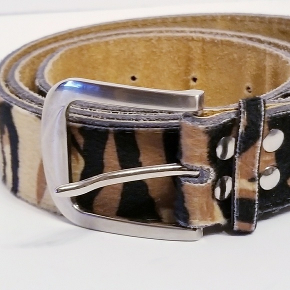 Unbranded | Women's Leopard or Cheetah Print 47" Genuine Leather Belt (One Size) - Picture 6 of 9